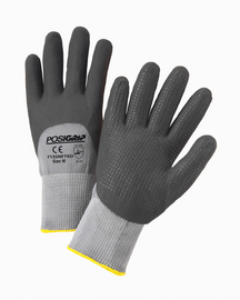 Protective Industrial Products 2X PosiGrip® 15 Gauge Nitrile Palm And Finger And Knuckles Coated Work Gloves With Nylon/Spandex Liner And Knit Wrist