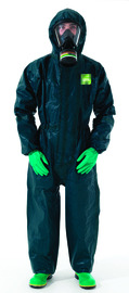 Ansell 4X Green AlphaTec® 4000 Model 111 Laminate Disposable Coveralls