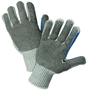 Protective Industrial Products Gray Large Heavy Weight Cotton/Polyester General Purpose Gloves Knit Wrist
