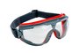 3M™ GoggleGear™ Indirect Vent Splash Goggles With Gray And Red Frame And Clear Scotchgard™ Anti-Fog Lens
