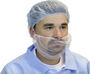 RADNOR™ Large White Disposable Polyester Honeycomb Beard Cover