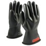 Protective Industrial Products Size 7 Black NOVAX® Rubber Class 0 Linesmens Gloves