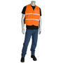 Protective Industrial Products M - X-Large Orange PIP® Polyester Vest