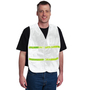 Protective Industrial Products 2X - 3X White PIP® Cotton/Polyester Vest