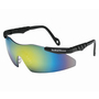 Kimberly-Clark Professional Smith & Wesson® Magnum® 3G Black Safety Glasses With Metallic Rainbow Mirror/Hard Coat Lens