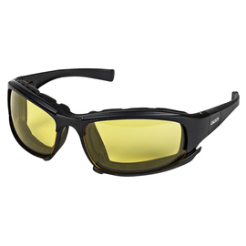 Kimberly-Clark Professional KleenGuard™ Calico Black Safety Glasses With Amber Anti-Fog/Anti-Scratch Lens