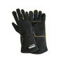 RADNOR™ Large 14" Black Regular Cowhide Cotton Lined Hot/Heavy Material Handling Welders Gloves