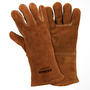 RADNOR™ Large 14" Brown Regular Cowhide Cotton Lined Hot/Heavy Material Handling Welders Gloves