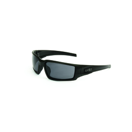 Honeywell Uvex Hypershock® Black Safety Glasses With Gray Anti-Fog Lens
