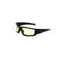 Honeywell Uvex Hypershock® Black Safety Glasses With Amber Anti-Fog Lens