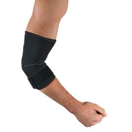 Ergodyne Large Black ProFlex® 655 Neoprene Elbow Sleeve With Strap