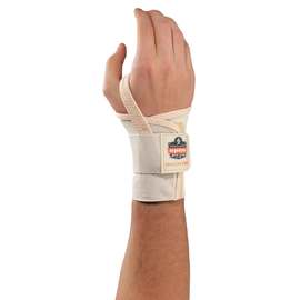 Ergodyne Medium Tan ProFlex® 4000 Elastic Left Hand Wrist Support