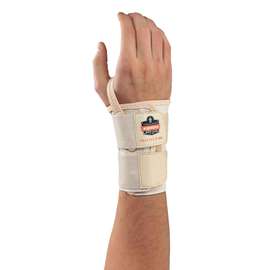 Ergodyne Large Tan ProFlex® 4010 Elastic Wrist Support Brace