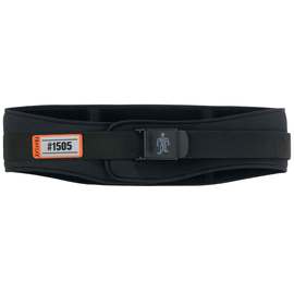 Ergodyne Large Black ProFlex® 1505 Nylon Low-Profile Weight Lifters Back Support