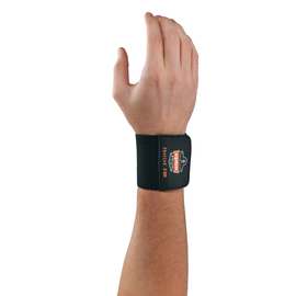 Ergodyne One Size Fits Most Black ProFlex® 400 Elastic Wrist Support