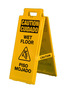 Cortina Safety Products 25" X 11" Yellow Polypropylene Floor Sign