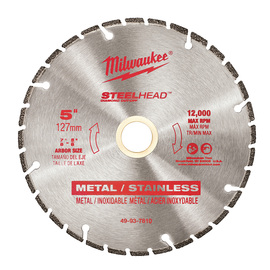 Milwaukee® Steelhead™ 5" Diamond Cut Off Blade 32 Teeth