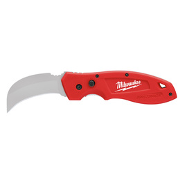 Milwaukee® 7 1/4" L Red FASTBACK™ Hawk Bill Folding Knife