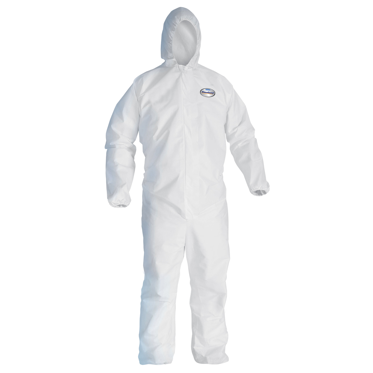 Case of 25 KleenGuard A40 44324 Hooded White Protective Coveralls XL for sale online 