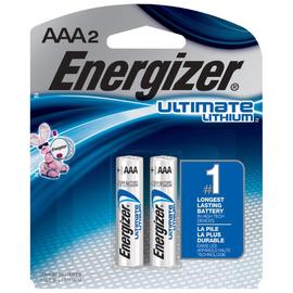 Energizer® 1.5 Volt/AAA/Ultimate Lithium Battery (2 Per Package)