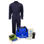 National Safety Apparel® Large Navy Westex UltraSoft® ArcGuard® Flame Resistant Arc Flash Personal Protective Equipment Kit With Size 9 Gloves