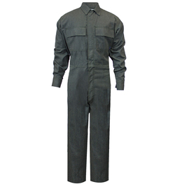 National Safety Apparel X-Large/Regular Green OPF Blend Twill Flame Resistant Coveralls With Zipper Front Closure