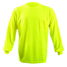 OccuNomix Medium Hi-Viz Yellow Value™/Economy 3.8 oz Polyester Wicking Birdseye T-Shirt