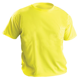 OccuNomix 2X Hi-Viz Yellow Value™/Economy 3.8 oz Polyester Wicking Birdseye T-Shirt