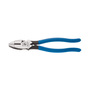 Klein Tools Model 2000 9 3/8" Tool Steel Cross-Hatched Knurled Side Cutting Plier