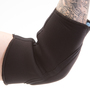 IMPACTO® Large 12" - 13 3/4" Black Thermo Wrap Durable Layered Fabric Therapeutic Elbow Support With Foam Padding