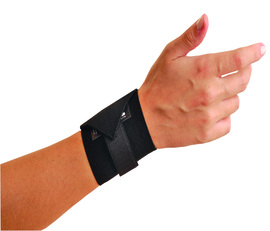 OccuNomix Black Woven Elastic Wrist Support