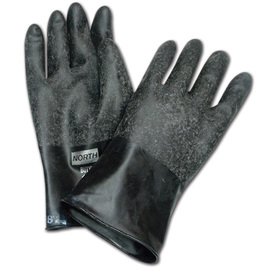 Honeywell Size 10 Black North® Butyl 13 mil Chemical Resistant Gloves
