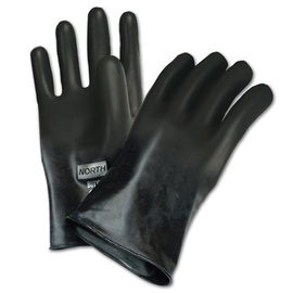 Honeywell Size 10 Black North® Butyl 16 mil Chemical Resistant Gloves