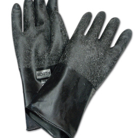 Honeywell Size 10 Black North® Butyl 32 mil Chemical Resistant Gloves