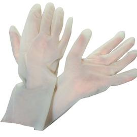 Honeywell Size 9 White SK Cleanroom 15 mil Nitrile Chemical Resistant Gloves