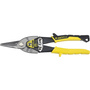 Stanley® 12 1/2" Forged Chrome Molybdenum Steel FatMax® Maxsteel™ Compound Action Straight Cut Aviation Snip With Serrated Blade And Yellow Handle