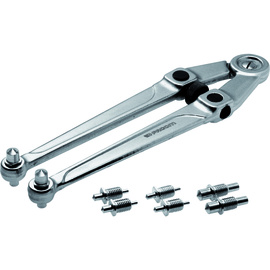 Stanley® 25/32" - 3 15/16" Chrome Vanadium Steel Proto® Facom® 4 Pin Adjustable Face Spanner Wrench