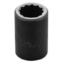 Stanley® 1/2" X 5/8" Black Oxide Forged Alloy Steel Proto® Torqueplus™ 12 Point Impact Socket