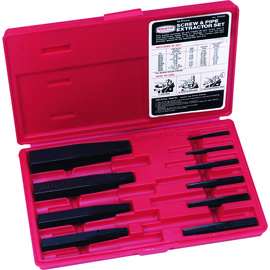 Stanley® 10 Piece Red Black Oxide Alloy Steel Proto® Screw Extractor Set (10 Piece)