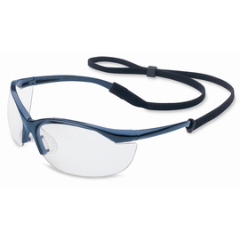 Honeywell Uvex Vapor® Blue Safety Glasses With Clear Anti-Scratch/Hard Coat Lens