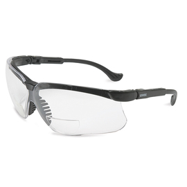 Honeywell Uvex Genesis® 1.5 Diopter Black Safety Glasses With Clear Anti-Scratch/Hard Coat Lens