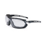 Honeywell Uvex Tirade™ Black Safety Glasses With Clear Anti-Fog Lens