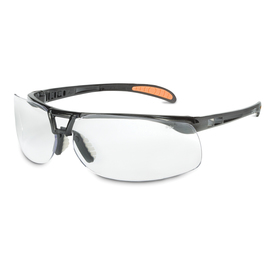 Honeywell Uvex Protege® Black Safety Glasses With Clear Anti-Fog/Anti-Scratch Lens