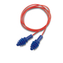 Honeywell AIRSoft®/Howard Leight® Flange Thermoplastic Elastomer Red Corded Earplugs