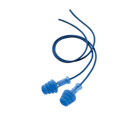 Honeywell Howard Leight®/Fusion® Flange Molded Thermoplastic Elastomer Detectable Corded Earplugs (Hear Pack)
