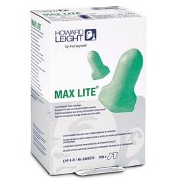 Honeywell Howard Leight®/Max-Lite® Contoured T-Shape Polyurethane Foam Uncorded Earplugs