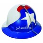 Honeywell Multi Color Fibre-Metal® E-1 Thermoplastic Full Brim Hard Hat With Ratchet/8 Point Ratchet Suspension
