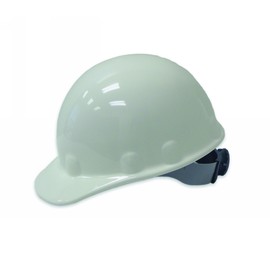 Honeywell White Fibre-Metal® E-2 SuperEight Thermoplastic Cap Style Hard Hat With Ratchet/8 Point Ratchet Suspension