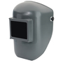 Honeywell Tigerhood™ Classic 4990GY Gray Thermoplastic Fixed Front Welding Helmet With 4 1/2" X 5 1/4" Shade 10 Lens