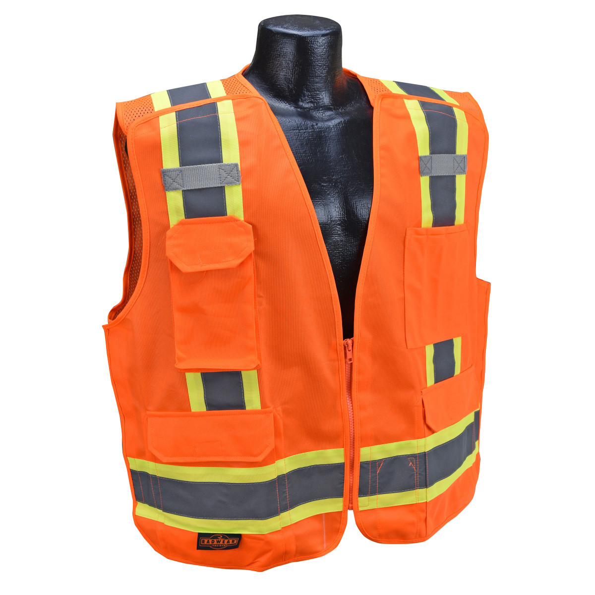 Lengtegraad Wees tevreden hoffelijkheid Airgas - RN2SV46O2X - Radians, Inc. 2X Hi-Viz Orange RadWear™ Polyester  Mesh/Polyester Tricot Vest